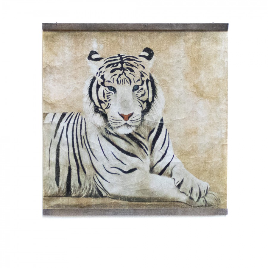 TIGRE BLANC (120x120cm)